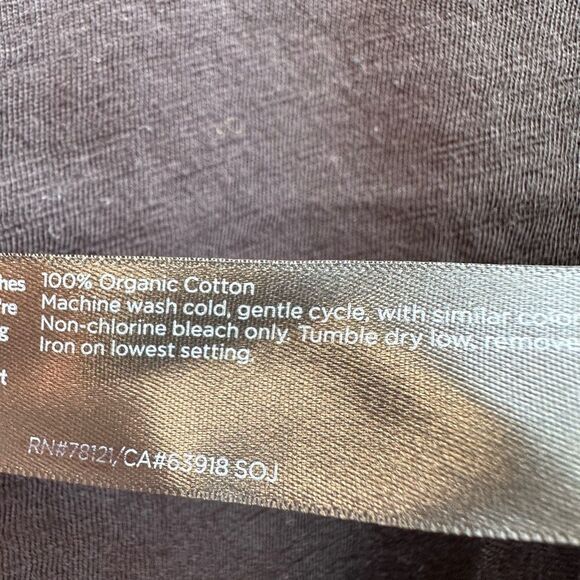 Eileen Fisher Bateau Neck Boxy Top black Women's XXS NWOT - Picture 7 of 9